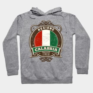 Region Calabria Italia - Original Retro Design Hoodie